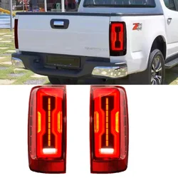 Auto Exterior Rear Tail Lamps For Chevrolet Colorado S10 2018-2022 Rear Light Led Reverse Brake Turn Signal Lights