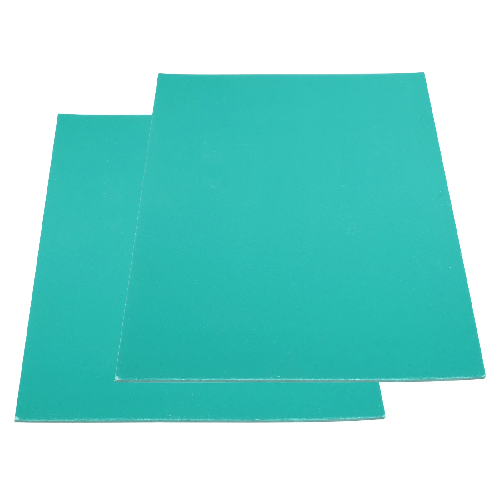 

2pcs Engraving Board Block Printing Carving Material Supplies Linoleum Plate Green Diy Tools Kit Plastic Printmaking Plates