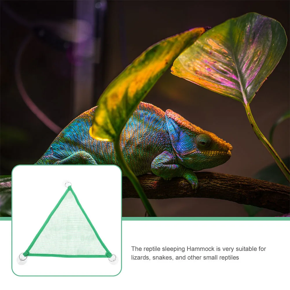 

Breathable Mesh Hammock for Reptile Premium Canvas Lizard Hanging Bed Wear-Resistant Easy Clean Pet Accessory for Snake