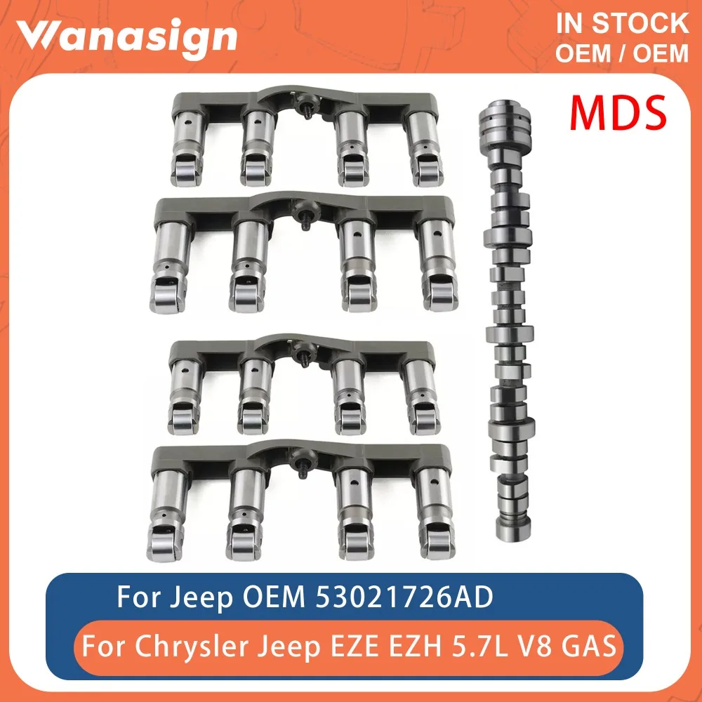 

Комплект задних передних подъемников распределительного вала двигателя с MDS Fit 5,7 л для Jeep Grand Cherokee Dodge Chrysler 300 Ram 1500 EZE EZH 5,7L V8 GAS