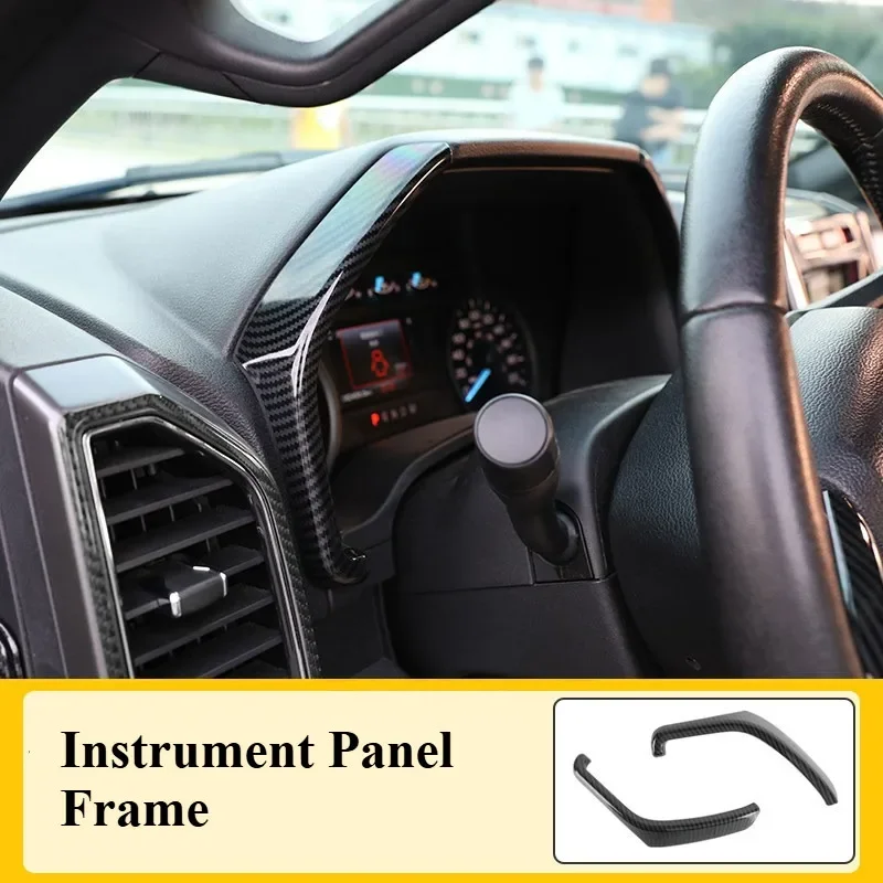 For Ford F-150 Raptor 2015-2021 Trim Accent Kit – Console Frame Instrument Panel Rear Lamp Covers Durable Overlay Set