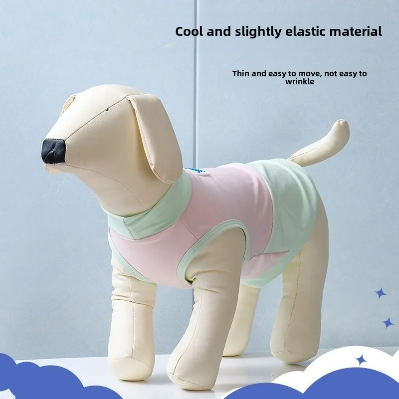 Dog Cooling Vest Summer Ice Silk Vest Teddy Bichon Cute Cat Small Dogs Shirt Anti-shedding Sun Protection Breathable Pet Clothes - Image 5