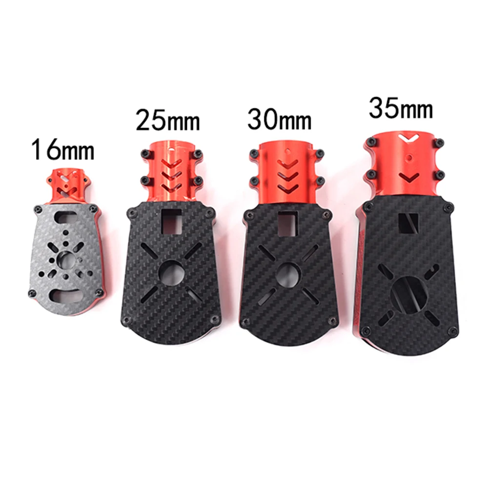 Aluminum alloy d16/25/30/35mm motor base carbon tube fixed motor base connector bracket base for RC factoryuav