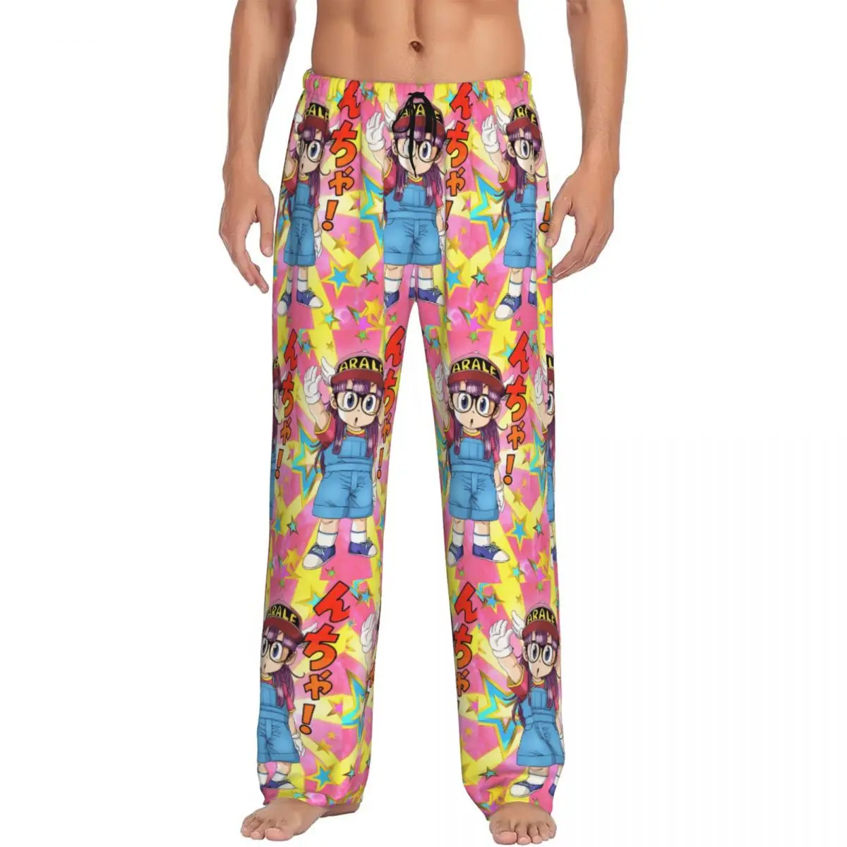 

Мужские пижамные штаны с карманами Custom Print Dr. Slump Arale Norimaki, манга-пижама, домашняя одежда для сна и отдыха