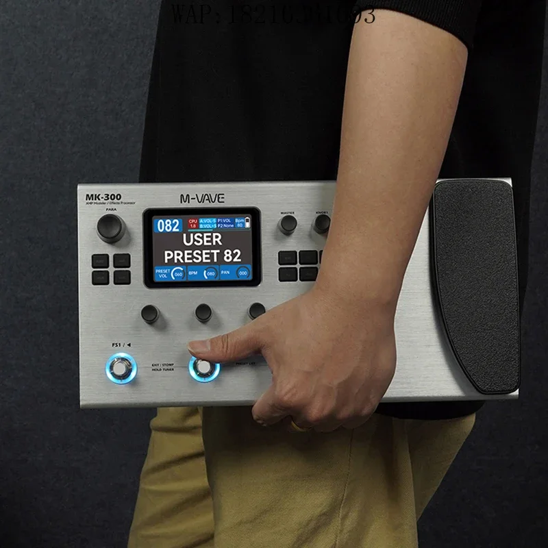 MK-300  Recorded sound card electric guitar bass multi-function comprehensive effect device