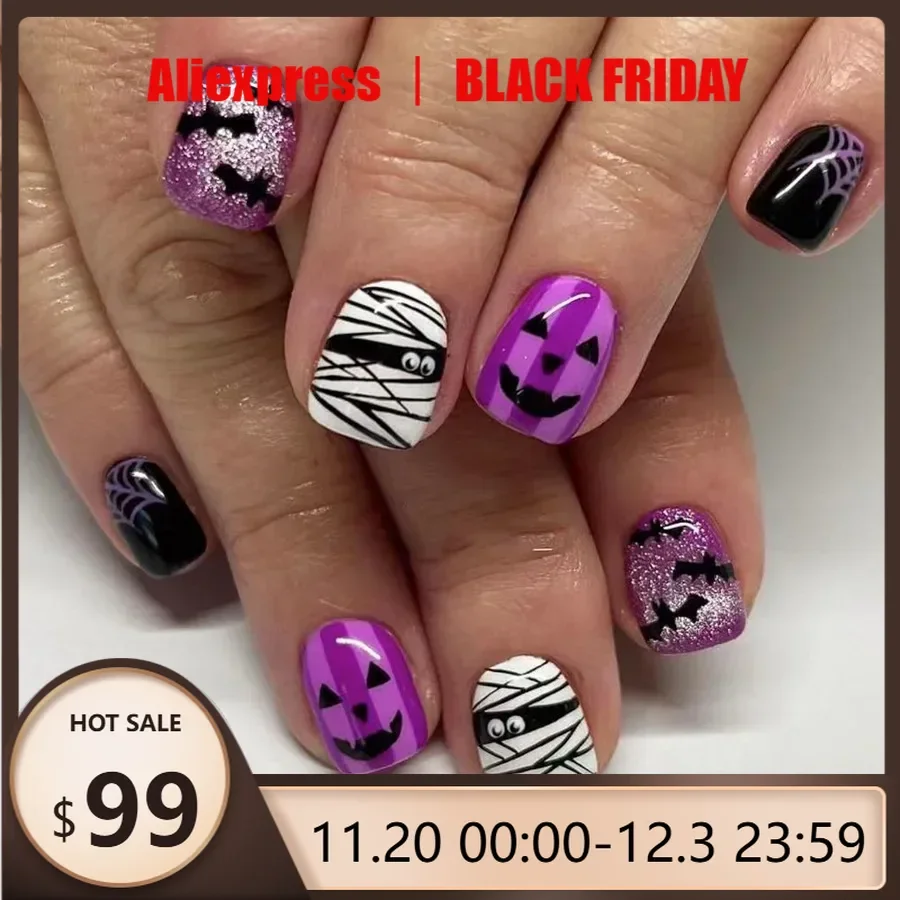 

24 шт., блестящие паутины для маникюра