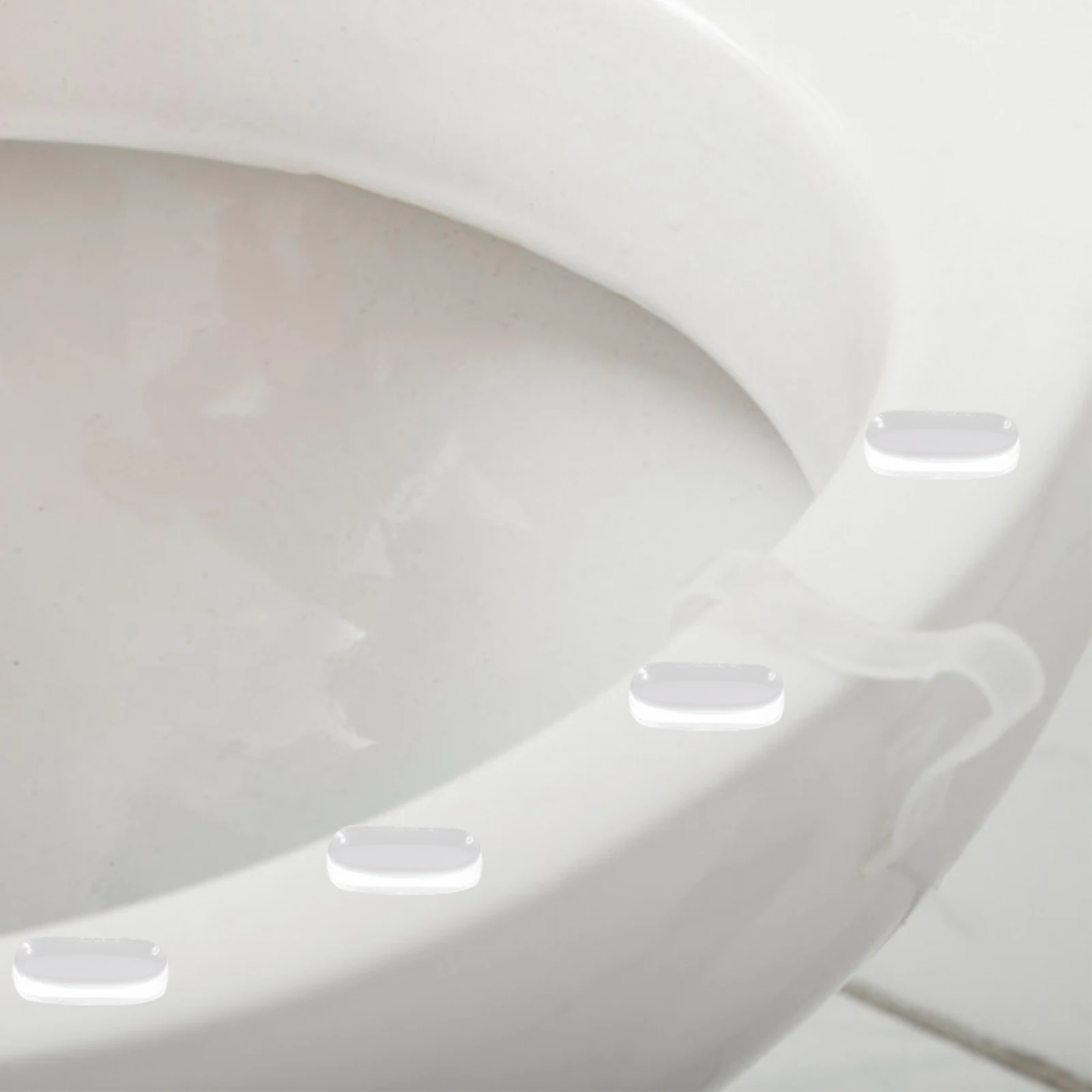 

20pcs Toilet Seat Gasket Booster Pad Bumpers Silica Gel Cushioning Lid Cover Accessories Durable Construction Long Lasting Use