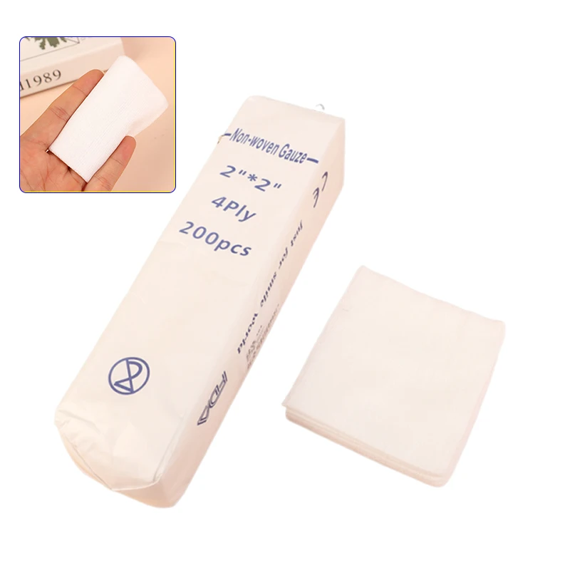 1Pack Gauze Pad Cotton First Aid Kit Emergency Waterproof Wound Dressing Sterile Gauze Pad