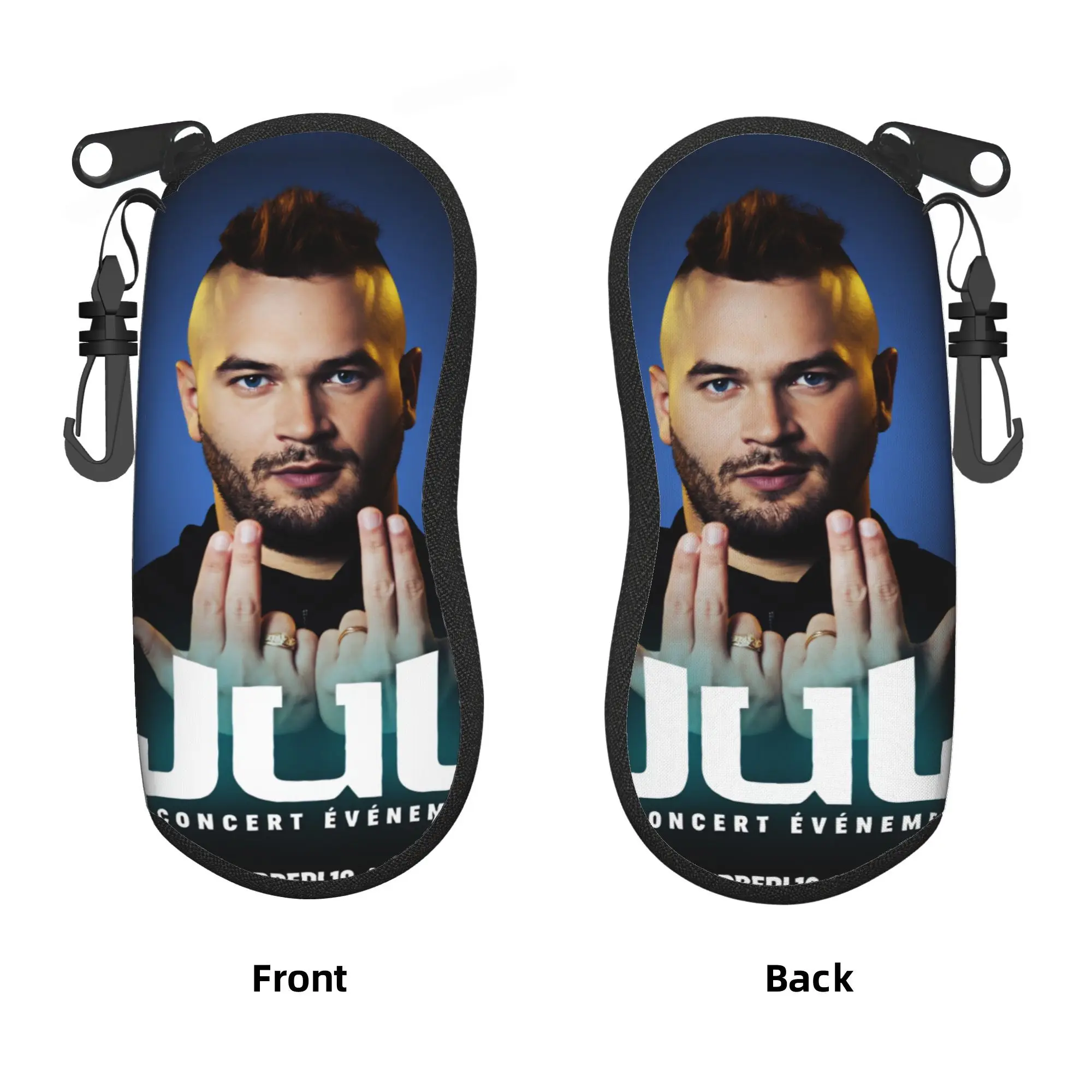 France Rapper Music JUL Glasses Case Unisex  Sunglasses Case Classic Custom Eyewear Organizer Pocket Glasses Box