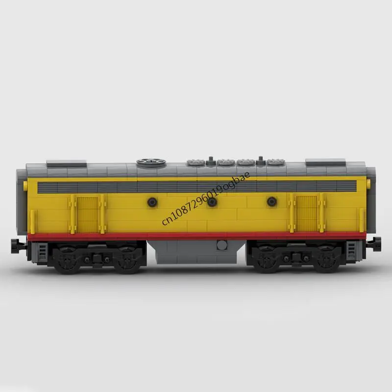 جديد 1059 قطعة مسارات القطار التقنية للمدينة السكك الحديدية Moc Union Pacific Emd F7 نموذج اللبنات لتقوم بها بنفسك الأفكار الإبداعية لعب الاطفال هدية #3