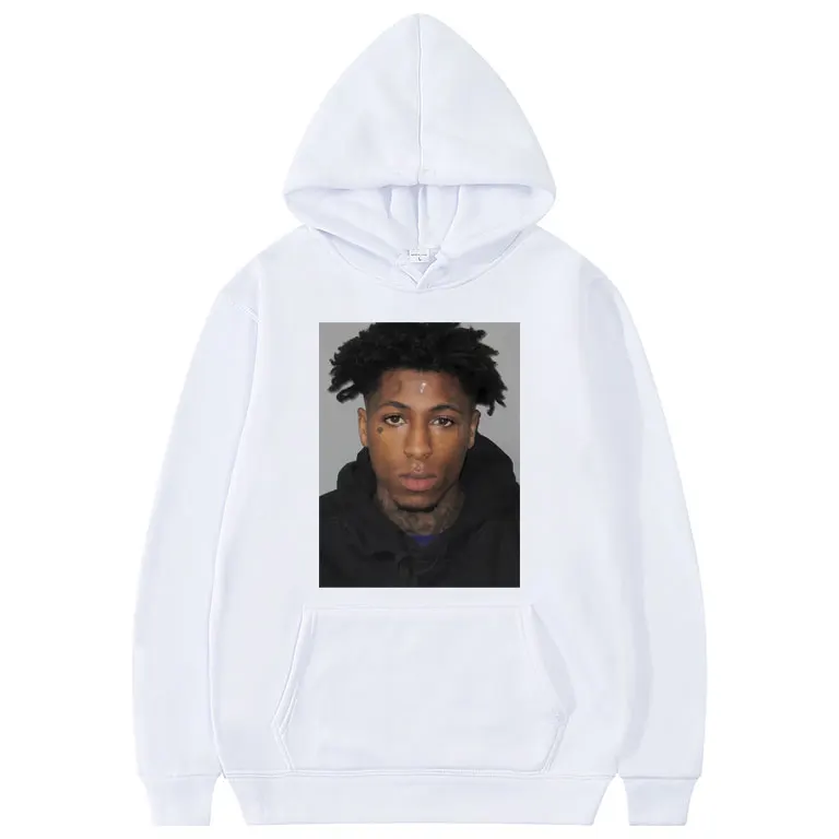 Rapper Youngboy Never Broke Again Mugshot Hoodie Men Women Hip Hop Vintage Sweatshirt Men\'s Casual Clothes Man Oversized Hoodies