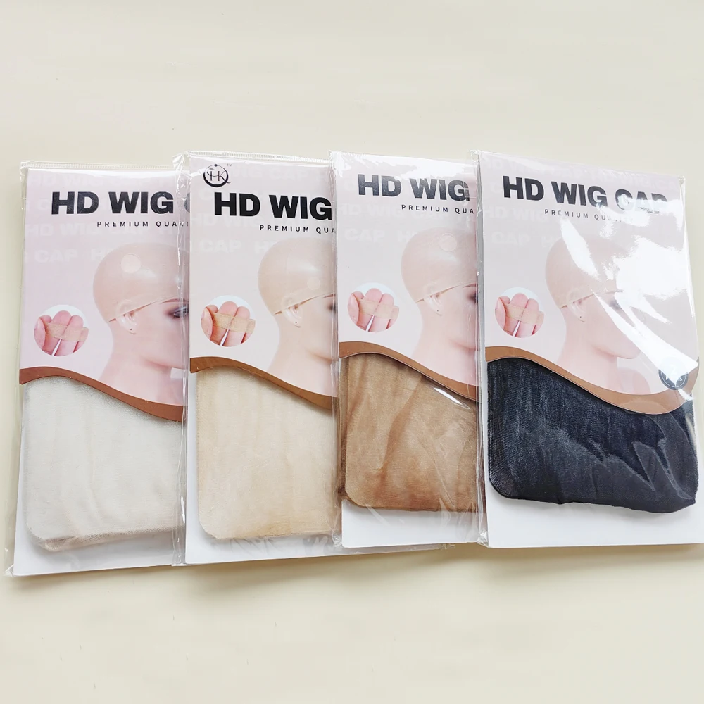 

15Packs(30Pcs) HD Thin Wig Cap Transparent and Invisible Sheer Wig Cap for HD Wigs Wig Accessories