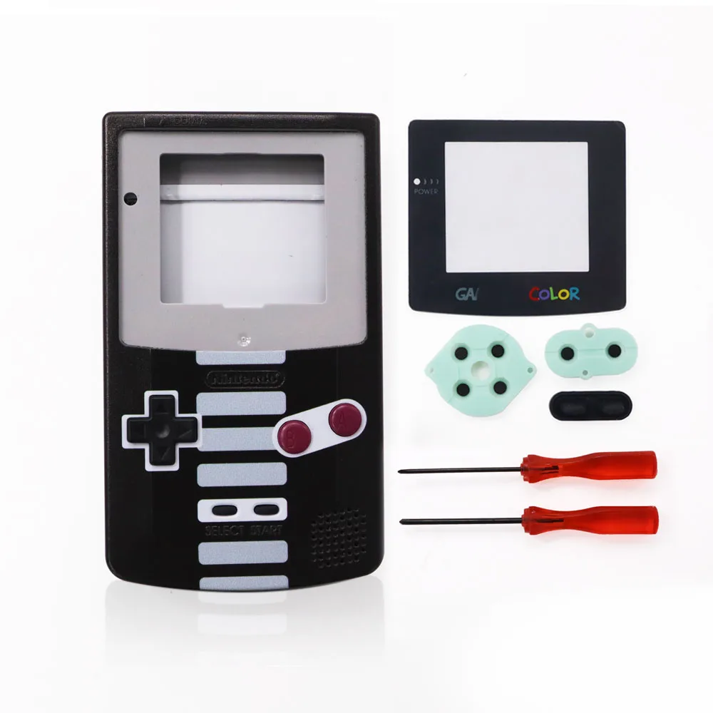 

Customized UV Printed Full Housing Shell Case with Mix Color Buttons Replacement Shell Case for Game Boy Color