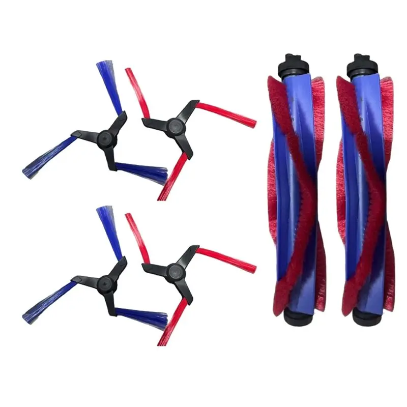 A98I-For Dyson Spot+ Scrub AI Robot Vacuum Cleaner Replacement Parts 6PCS Main Side Brush Roller Brush