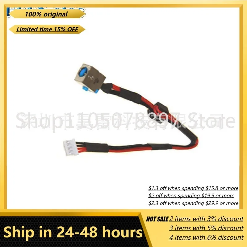 Conector de fonte de alimentação com cabo para Gateway NV55C NV59C SERIES NV55C24U NV59C65U