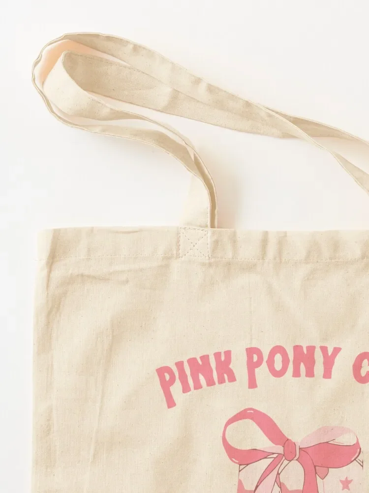 Bolso de mano Pink Pony Club, bolso de tela personalizado, bolso ecológico, lona plegable para mujer