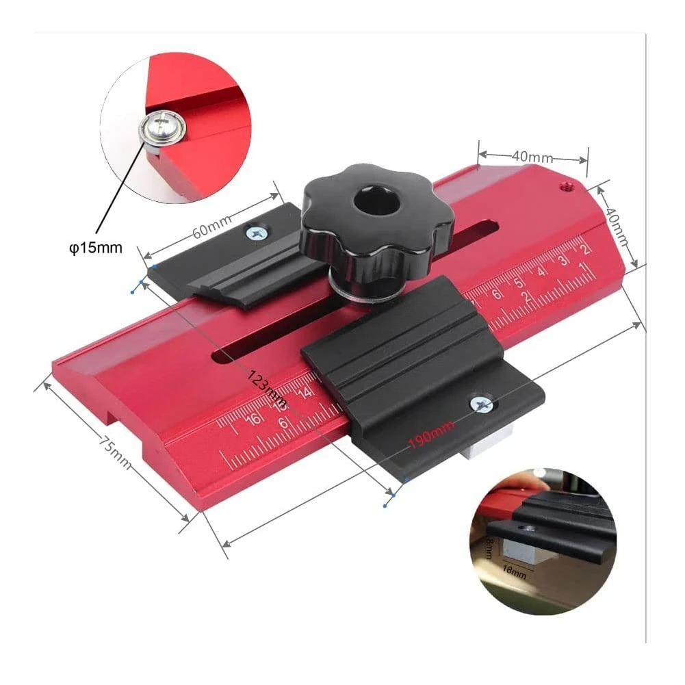 

Thin Rip Tablesaw Jig Thin Rip Tablesaw Jig Module Slicing Positioner Contour Gauge Shape Duplicator Lacator Thin Rip Table Saw