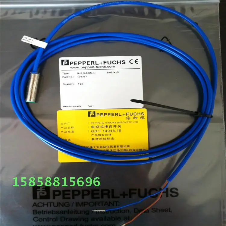 

NJ1.5-8GM-N NJ1.5-8GM-N-V1 P+F Новый высококачественный датчик приближения
