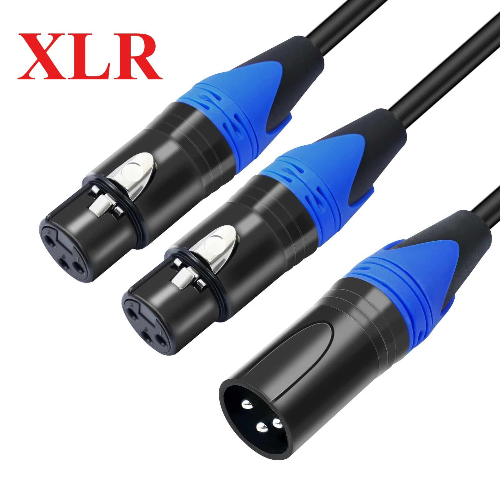 3-polige XLR-Buchsen Wandblende D-Serie – Lötanschlüsse, Edelstahlplatte 86x86 Mm – Für Studio, Mikrofon & Verstärker