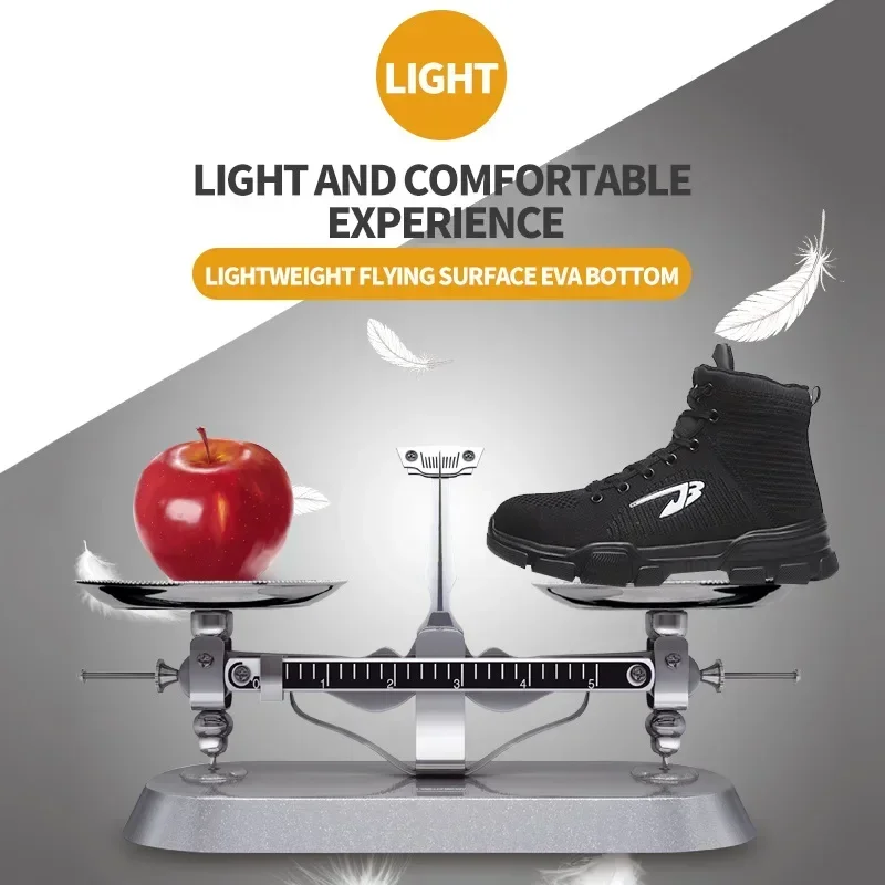 DurableAnti Smashing Anti Piercing Breathable Protective Shoes Labor Protection Shoes One For Men