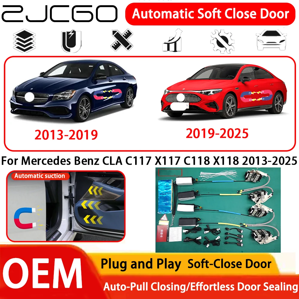 for Mercedes Benz CLA C117 X117 C118 X118 2013-2025 OEM Plug and Play Automatic Electric Soft Close Door Comfort Closing System