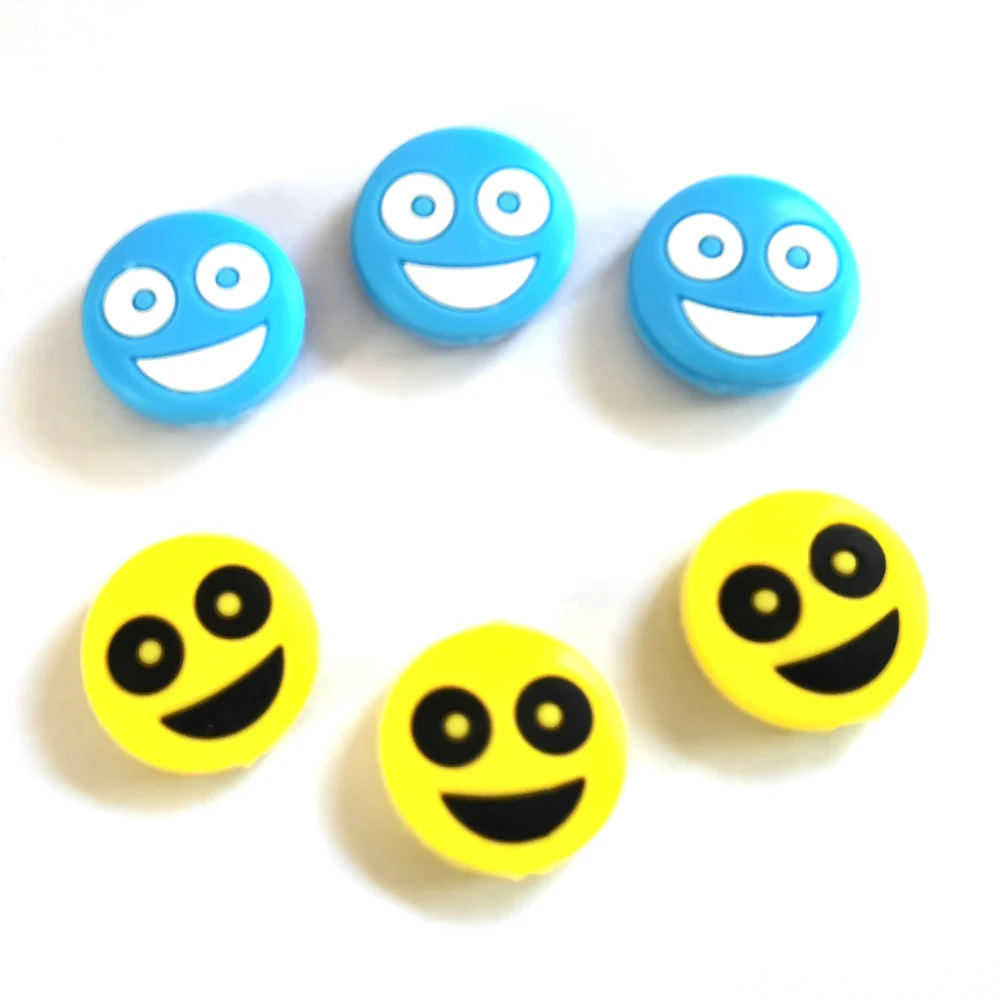 12 pcs tennis dampener shock absorber  New Design Custom Smiley Face to Reduce Tennis Racket Vibration Dampeners