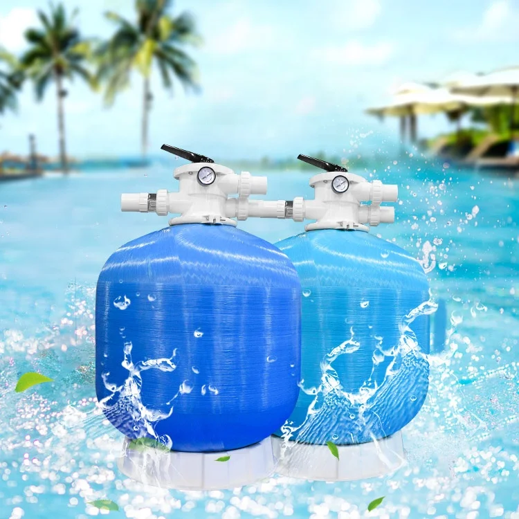 High Quality Finn Forest Fiberglass Swimming Pool Filter Sand Cylinder Top Mount for Pool Water Treatment