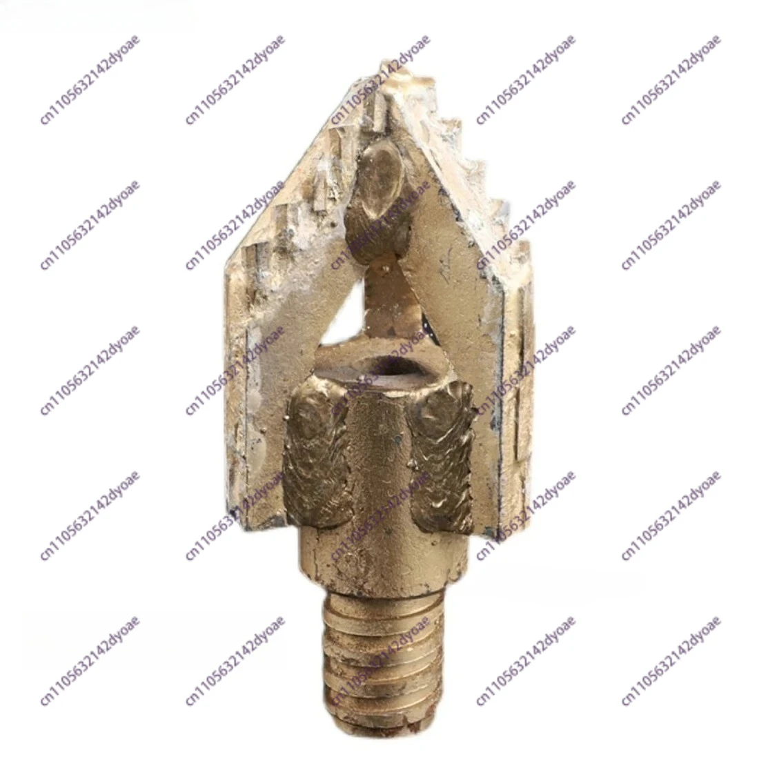 Three wing alloy drill 80 90mm  Impactor Dril bit connected to 42 twist drill pipe