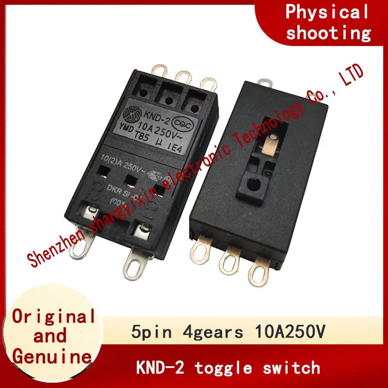 KND-2 مفتاح مجفف الشعر 5 دبوس 4 مواضع تبديل التبديل DKR SL-01(001) 10A250V T85 مفتاح مجفف الشعر #1