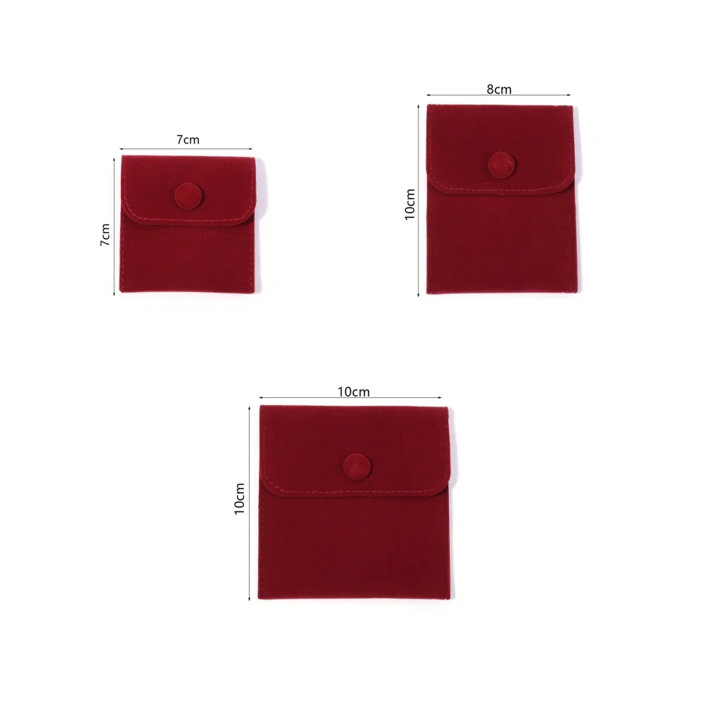 LINGSAI 1PCS Portable Makeup Cosmetic Bag Multifunctional Storage Bag Velvet Jewelry Bag Portable Flap Pouch For Gift