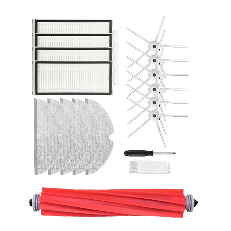 

Для Xiaomi Roborock Q7 Max/Q7 Max+/T8 Аксессуары для фильтров Hepa Основная боковая щетка Швабра Ткань Запчасти для робота-пылесоса