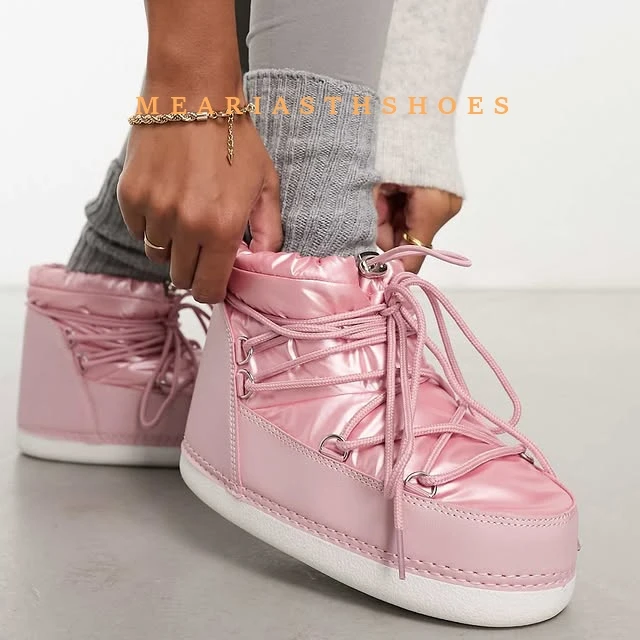 2026 New Style Waterproof Anti-Slip Space Boots Thickened Warm Snow Boots For Women Winter Shoes From China Mainland ski boots