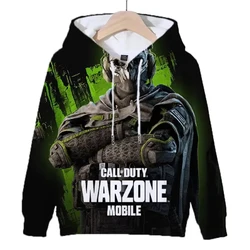 New Game Call of Duty 3D Printed Men's Hoodie Harajuku Long Sleeves Oversized Outdoor Pullover Sweatshirt Kids Unisex Clothing