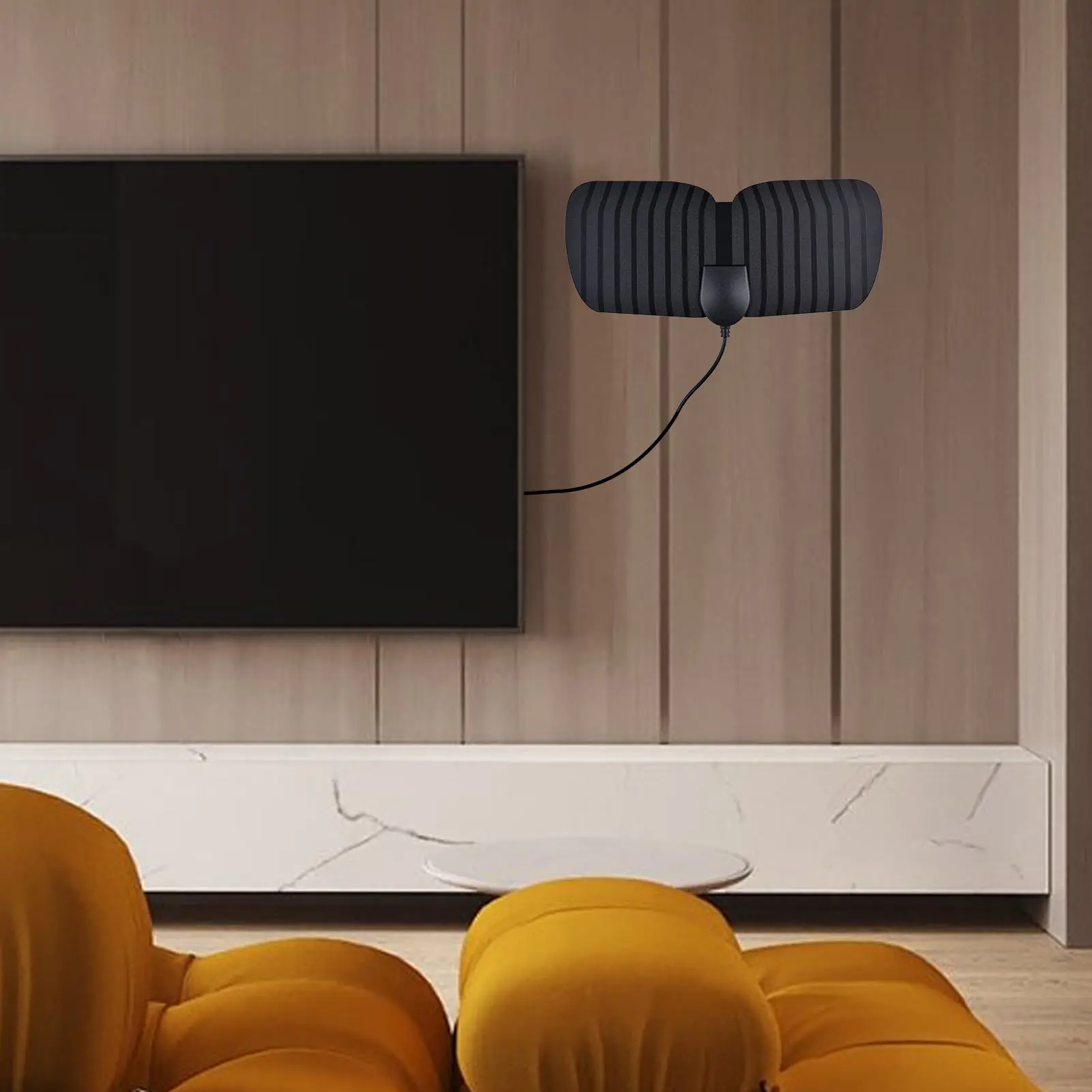 Antena esperta completa da tevê da antena 4k hd da tevê de hd 4k design magro antena poderosa do sinal hd