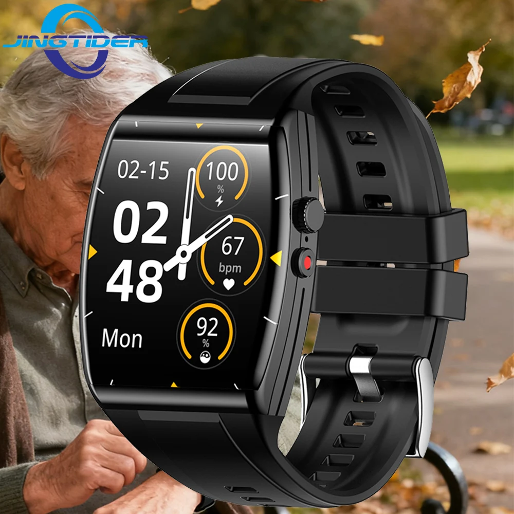 

AD03 4G GPS Senior Smart Watch Men Women Fall Detection Automatic Call SOS 1.93" AMOLED Screen Sim Calling Elderly Smartwatch