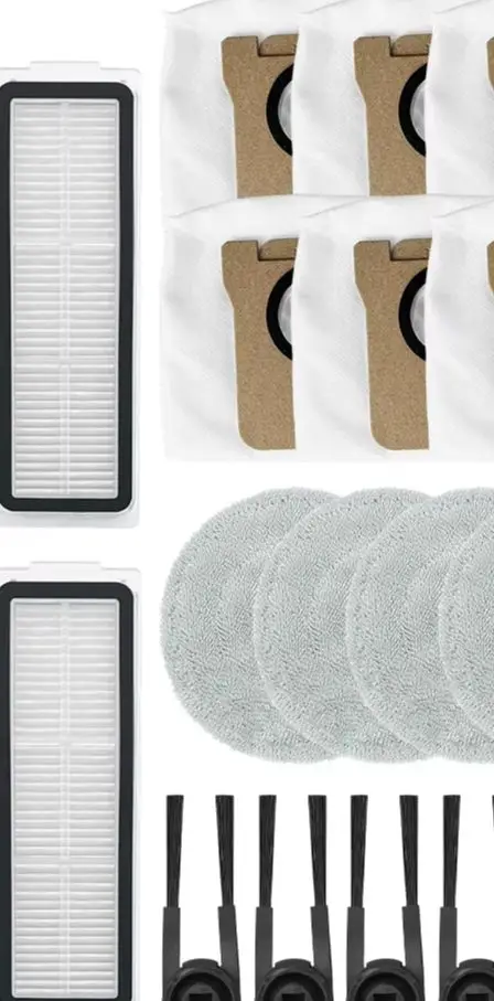 

Side Brush Filter Mop Cloth Dust Bag Kit For Mijia M40S OV31CN Robot Vacuum Cleaner Parts Accessories Replacement Set