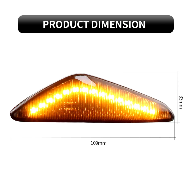 2 قطعة LED ديناميكية الجانب ماركر بدوره إشارة الوامض ضوء وماض Canbus لسيارات BMW X3 F25 X5 E70 X6 E71 E72 07-14 اكسسوارات السيارات