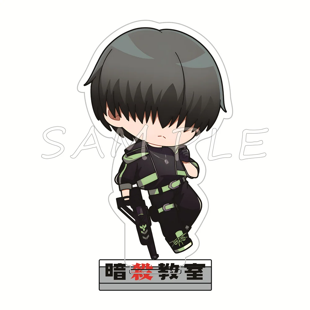 Assassination Classroom 10cm Acrylic Stand Figures Keychain Classic Anime Desktop Tabletop Decor Otaku Fans Collectible Gift