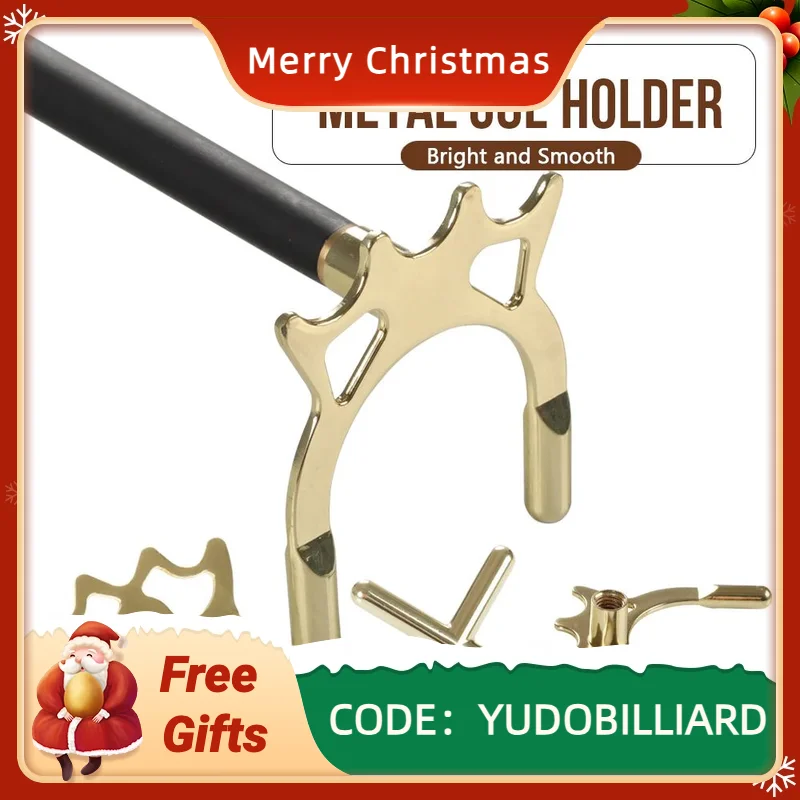 Billiards Rack Billiard Bridge Cue Holder Anti-slip Zinc Alloy Snooker Pool Cue Head Holder Durable Sturdy Pool Cue Accessories