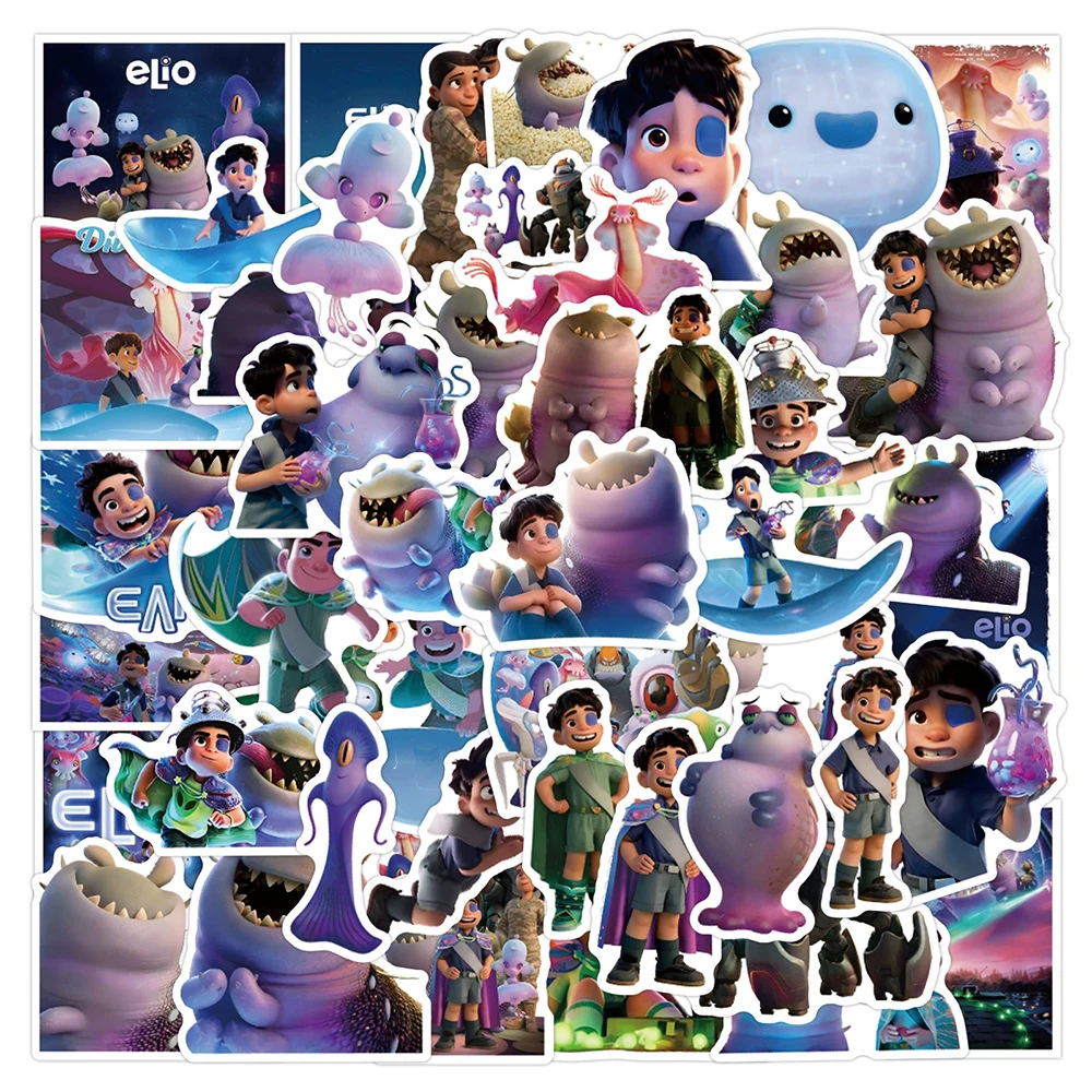 

10/30/50pcs Disney Cartoon Elio Anime Stickers Funny Decals Suitcase Skateboard Helmet Laptop Phone Cute Decoration Sticker Pack