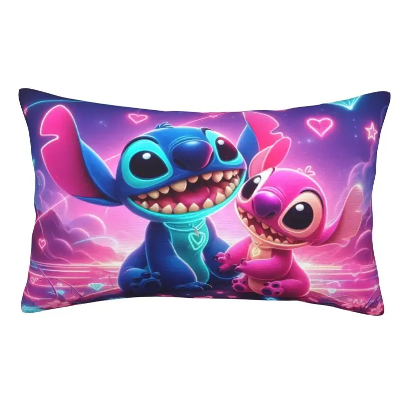 Custom Stitch Angel Starry Sky Love Soft Luxury Throw Pillow Cases Rectangle