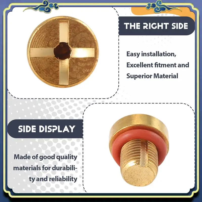 

AU16-17111712788 Винт для прокачки расширительного бачка перелива охлаждающей жидкости радиатора золотого цвета для BMW E36 E39 E46 и т. д.