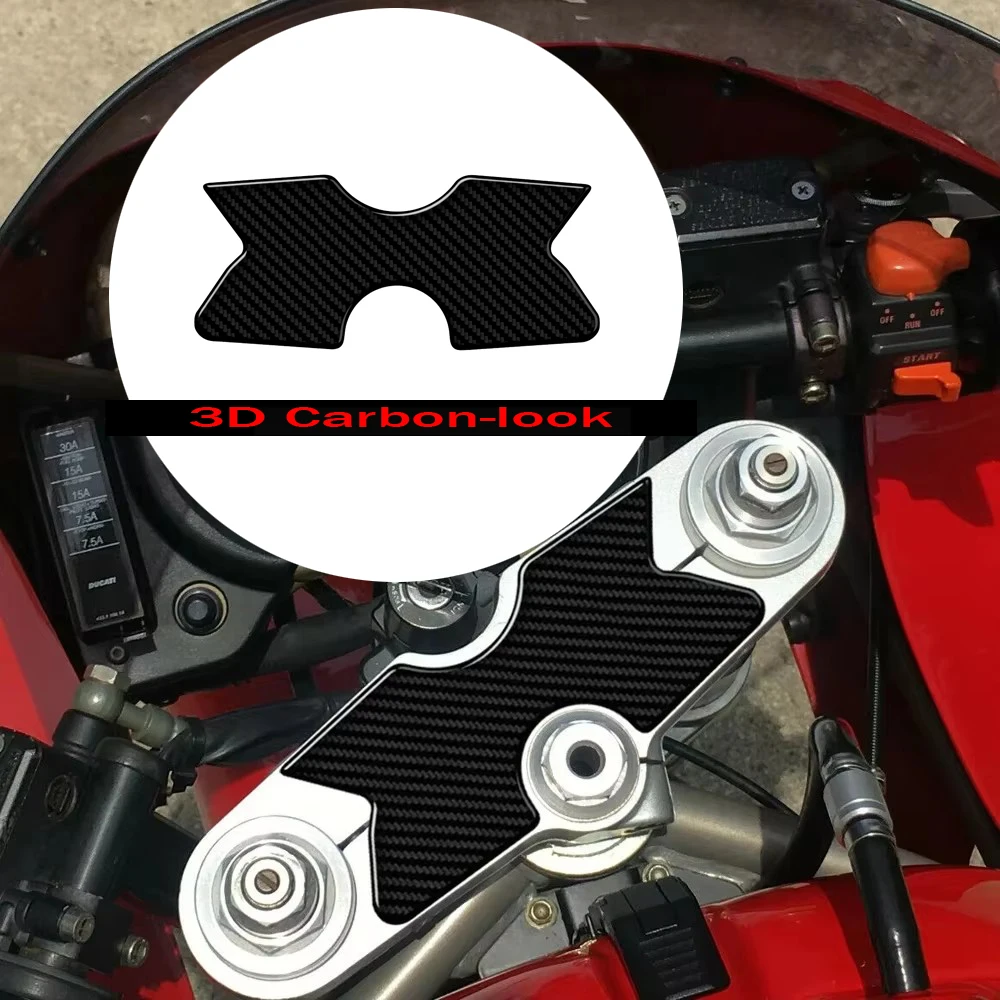 

Motorcycle 3D carbon fiber steering column sticker for Ducati Monster 620S 750S 800S 750SS 800SS 900SS 1000SS
