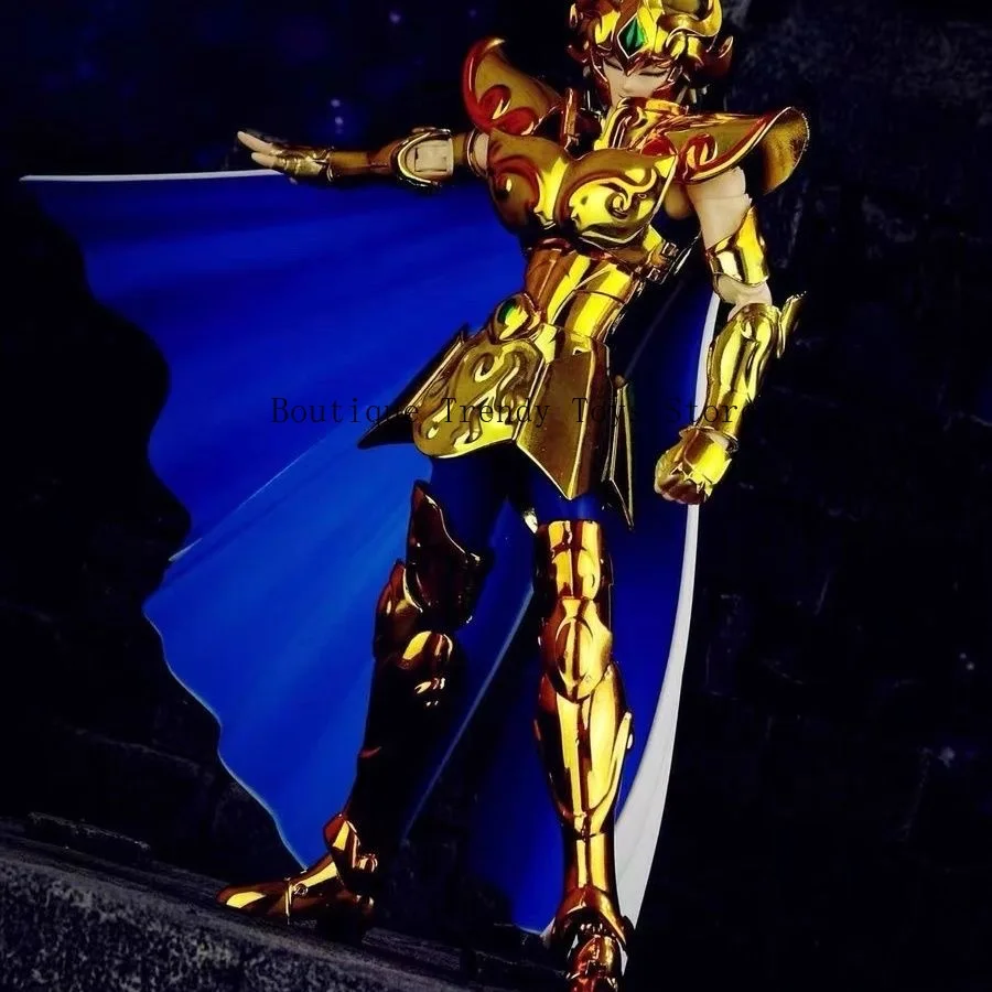 【在庫あり】CSモデル 聖闘士星矢 ミスティッククロス EX レオ/ライオン アイオリア 24K フェニックス一輝頭部付き ゴールド ゾディアックナイト アクションフィギュア