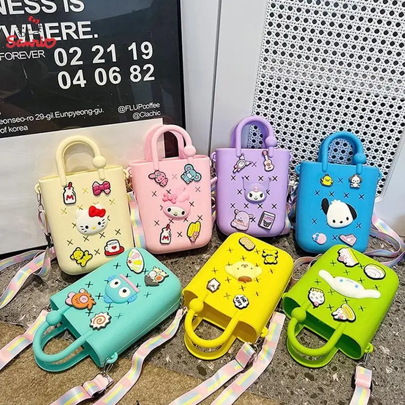 

Конфетная сумка Sanrio, Hello Kitty Melody, модная пляжная сумка через плечо, цвет Коричный