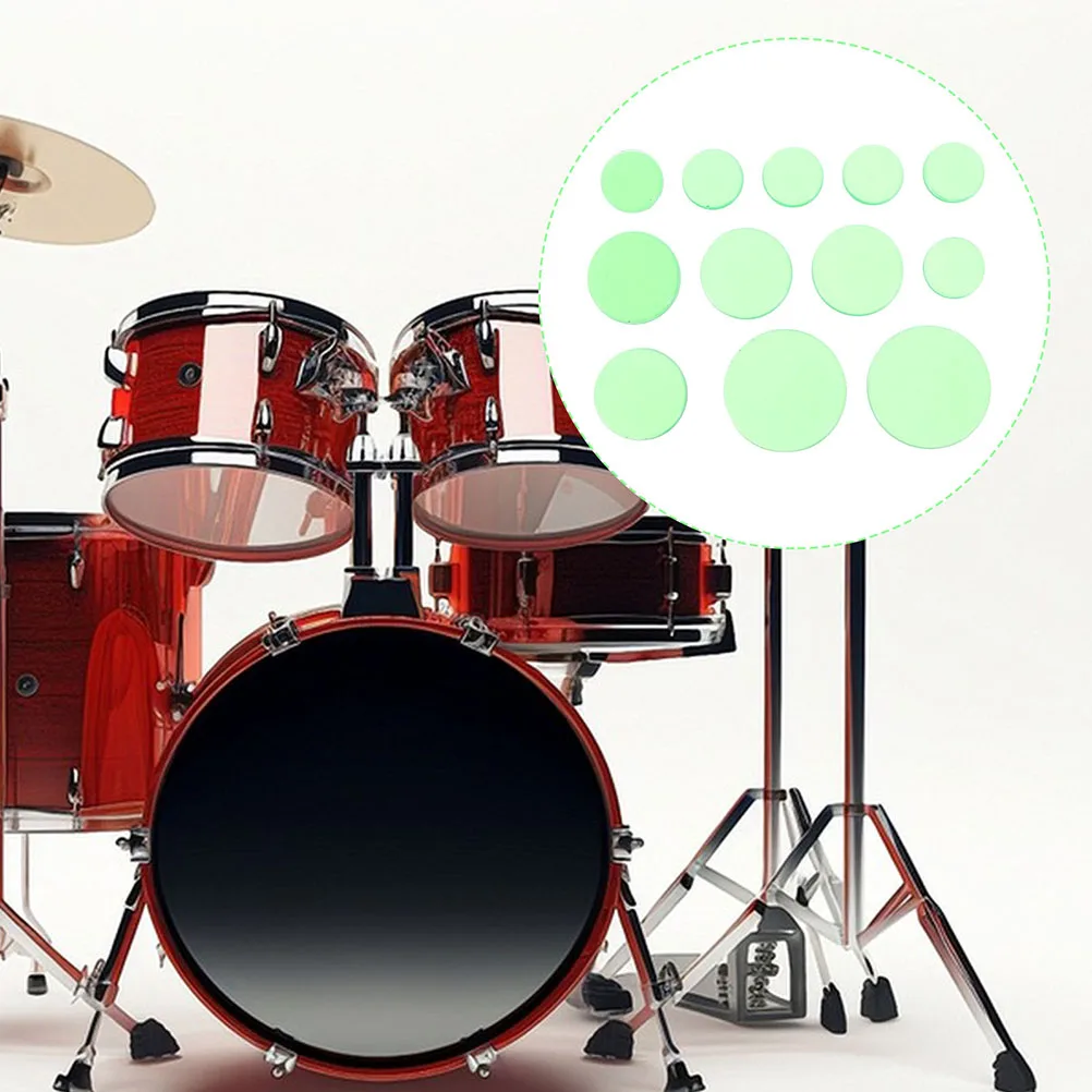 

24 Pcs Silicone Drum Dampeners Mute Pads for Silicone Drum Dampening Snare Sound Control Practice Reusable Long