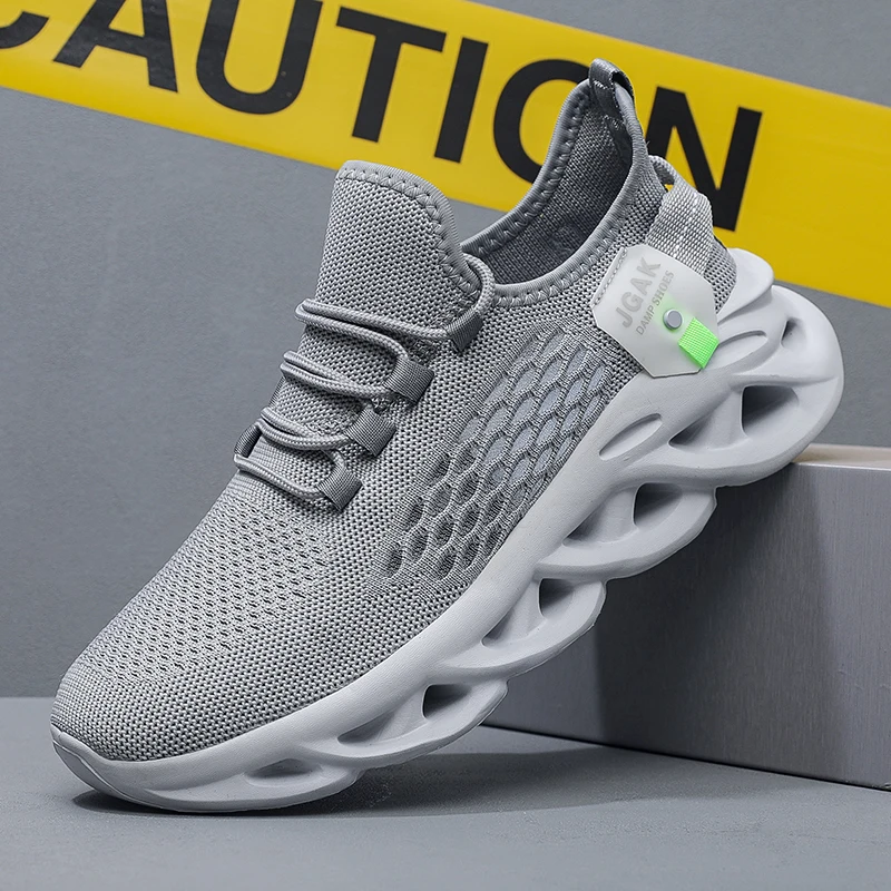 Men's Running Shoes Casual Lightweight Breathable Lace Up Sports Shoes Outdoor Anti Slip Jogging Tennis Shoes Oversized Size 50