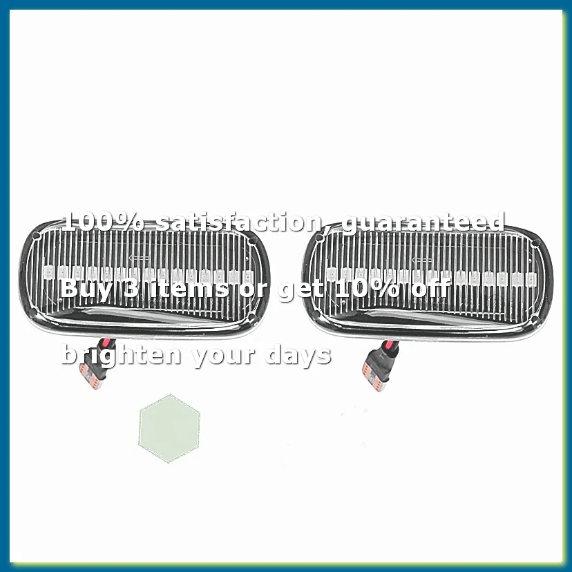 ●Car LED Dynamic Side Marker Signal Lamp Light Turn Lamp for Accord -V Fit Jazz White-A57M