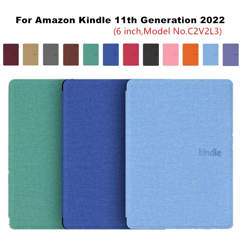 

Смарт-чехол для Amazon Kindle 11-го поколения 2022, выпуск 6,0 дюймов C2V2L3, магнитный чехол для Kindle 11th 2022 Ebook Funda