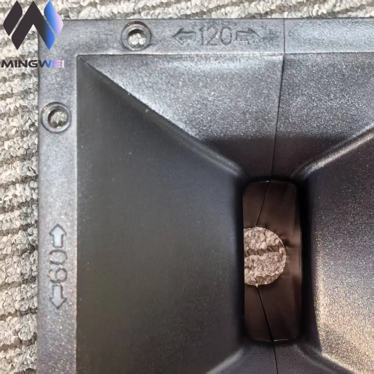 Cabinet Horn 1 Inch for Full Range Cabinet Compression Driver 153*153*105 120x60 HxV Dispersion Speaker Accessory